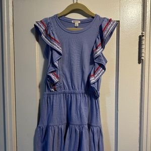 Crewcuts Blue Ruffle Dress